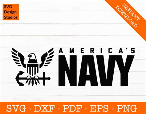 Navy Svg Us Navy Logo Svg Navy Badge Svg Silhouette Cut Etsy