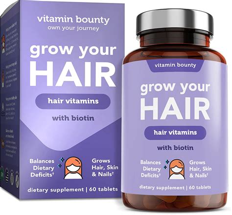 Grow Your Hair Natural Hair Growth Vitamins Biotin 3000mg
