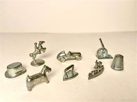 Monopoly Pieces Monopoly Tokens Metall Game Tokens Iron Game Pieces