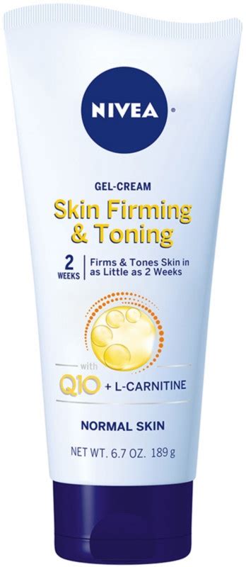 Nivea Skin Firming And Toning Gel Cream With Q10 Plus Ingredients