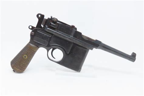 Mauser Bolo Model Broomhandle Pistol 1111 Candr Antique019 Ancestry Guns