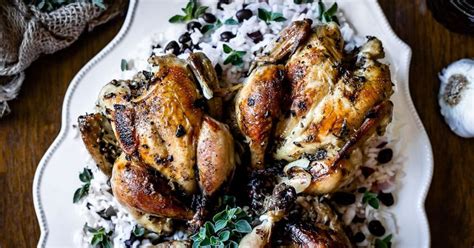 Cornish game hens with garlic and rosemary. Cuban Roasted Cornish Game Hen | Recipe (With images ...