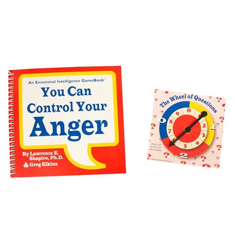 You Can Control Your Anger Spin And Learn Game Book Social Skills