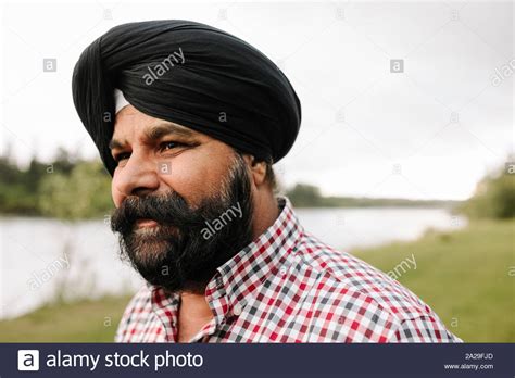 Portrait Of Indian Man With Beard Hi Res Stock Photography And Images