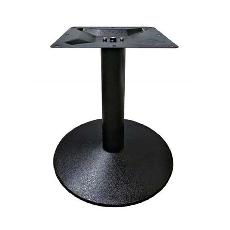 Round Pedestal Cast Iron Table Base Dining Height Table Legs 700mm H Lobe