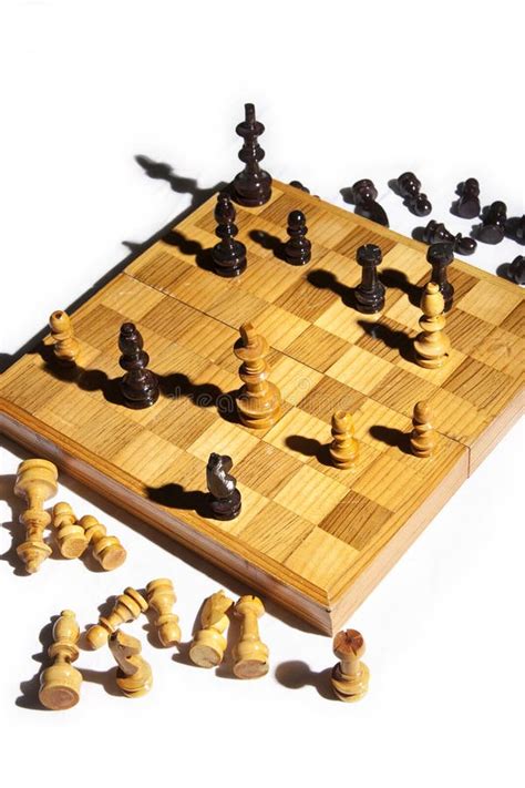 Chess Board In Checkmate Stock Image Image Of Conceptual 7783173