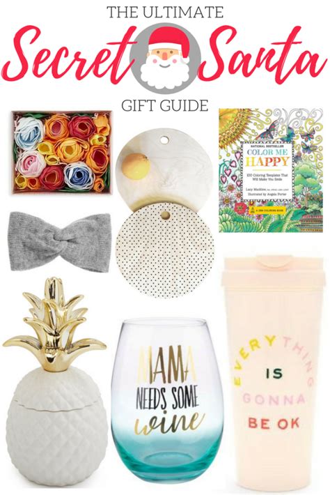 The Ultimate Secret Santa T Guide Mama State Of Mind