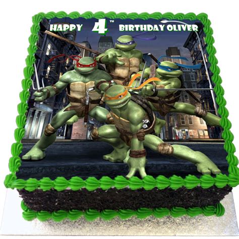 Teenage Mutant Ninja Turtles Birthday Cake Flecks Cakes