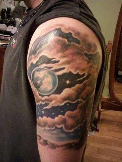 40 Awesome Cloud Tattoo Designs Projects To Try Cloud Tattoo Sky