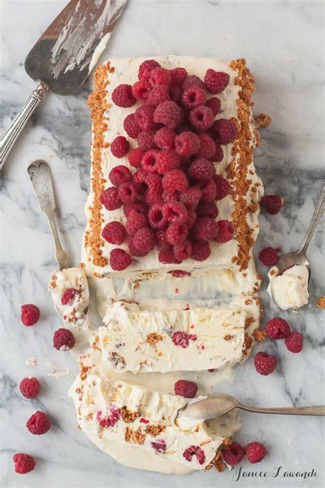 Raspberry Amaretti Semifreddo Recipe With Images Desserts