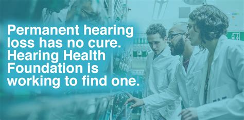 Advancing Cures For Hearing Loss And Tinnitus — Hearing Health Foundation