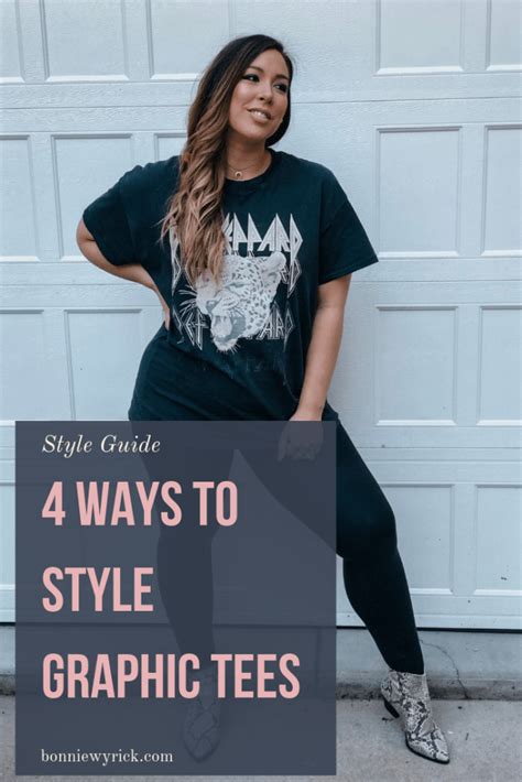 4 Ways To Style Graphic Tees Bonnie Wyrick