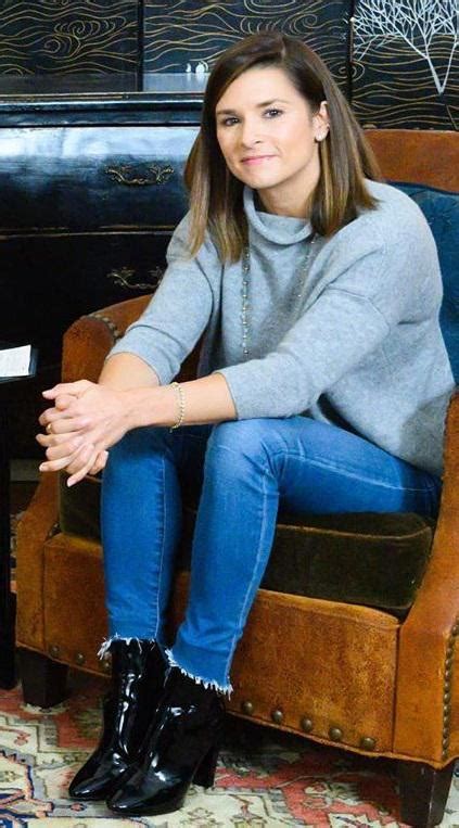 Danica Patrick Perfect In Jeans Sweater And Boots Celeblr