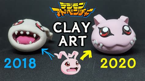Clay Don T You Want To Have A Cute Koromon Figure From Digimon