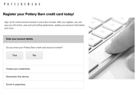 This rewards program is provided by pottery barn and its terms may change at any time. Pottery Barn Credit Card Login | Make a Payment