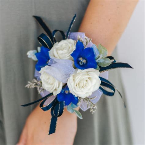 Sapphire Rose Corsage Four Seasons Flowers Flower Delivery In San Diego