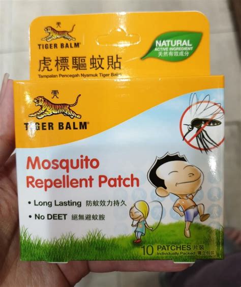It then dawned upon me that it had something to do with the. Tiger Balm Mosquito Repellent Patch Safe For Pregnancy ...