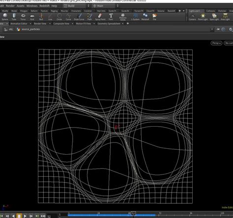 Houdini Grid Spreading And Grid Pinching Behance