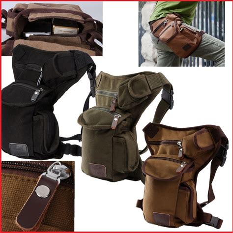 Tactical Drop Leg Bag Military Thigh Panel Utility Waist Belt Outdoor Pouch Bag Hibeauty Men S
