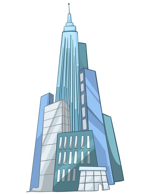 Cartoon Skyscraper Stock Vector Illustration Of Building 22922701