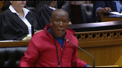 Julius Malema During A Parliamentary Debate On Elections Youtube