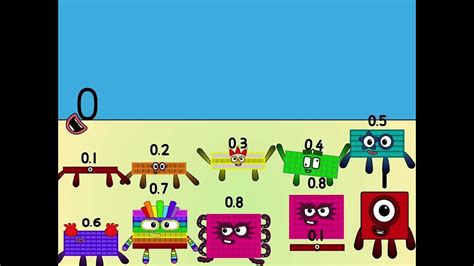 Numberblocks Band Tenths 0 1 Youtube