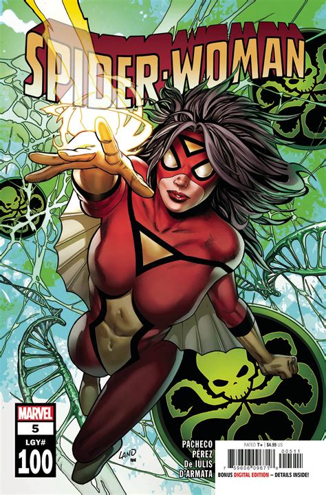 Spider Woman 5 Greg Land Cover Fresh Comics