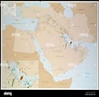 1993 cia middle east oil and gas map hi-res stock photography and ...