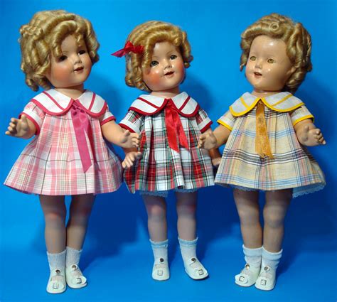 Shirley Temple Doll Plaid Dress Forget Me Not Dolls