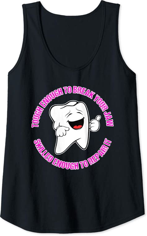 Womens Dentist Shirt Funny Dental Assistant Dental Nurse T Tank Top Clothing