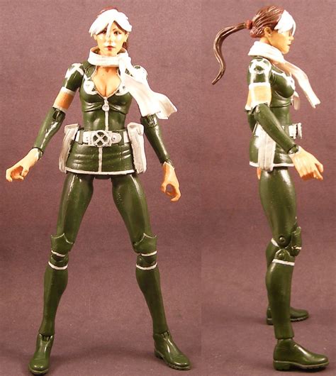 See photos, small storage damage on back of card; Comedian Viet's Custom Toys: Rogue X-men Legacy Costume ...