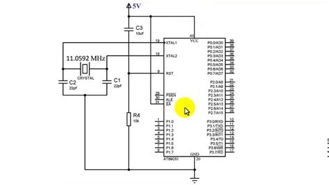 8051 Microcontroller Kit Circuit Diagram