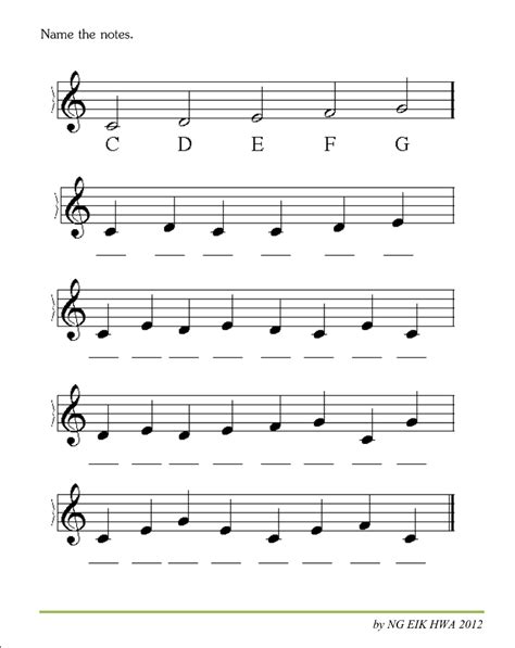 Music Theory Worksheets Online