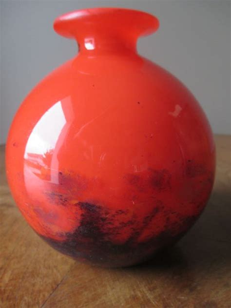 Muller Frères Art Deco Ball Vase Made Of Glass Paste Catawiki