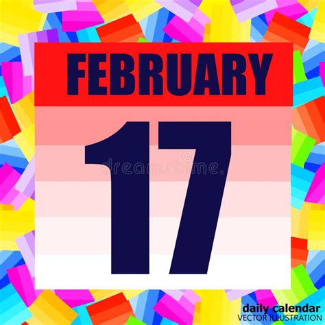 February 25 Icon For Planning Important Day Banner For Holidays And