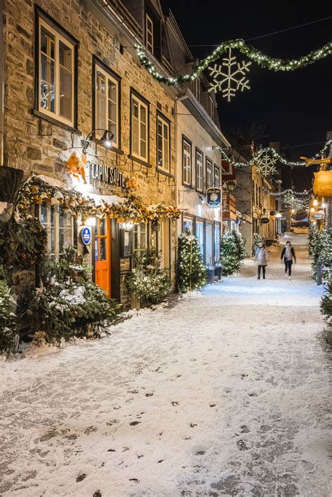 Québec City Is The Winter Wonderland Vacation Of Your Dreams Condé