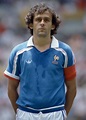 Michel Platini - Midfielder | Michel platini, Classic football shirts ...