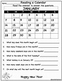 Calendar Math Worksheets 2nd Grade | Made By Teachers