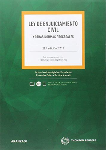 Ley De Enjuiciamiento Civil Papel E Book Y Otras Normas Procesales