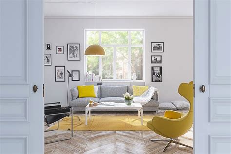 Soggiorno Giallo 25 Idee Dinamiche E Vivaci Mondodesignit Living