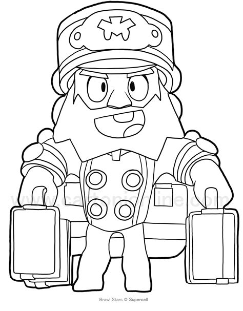 Brawl Stars Mike Coloring Page Topcoloringpages Net The Best Porn