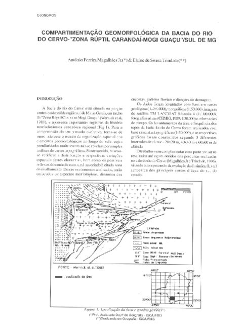 pdf compartimentação geomorfológica da bacia do rio coreaú e a utilização de seus açudes