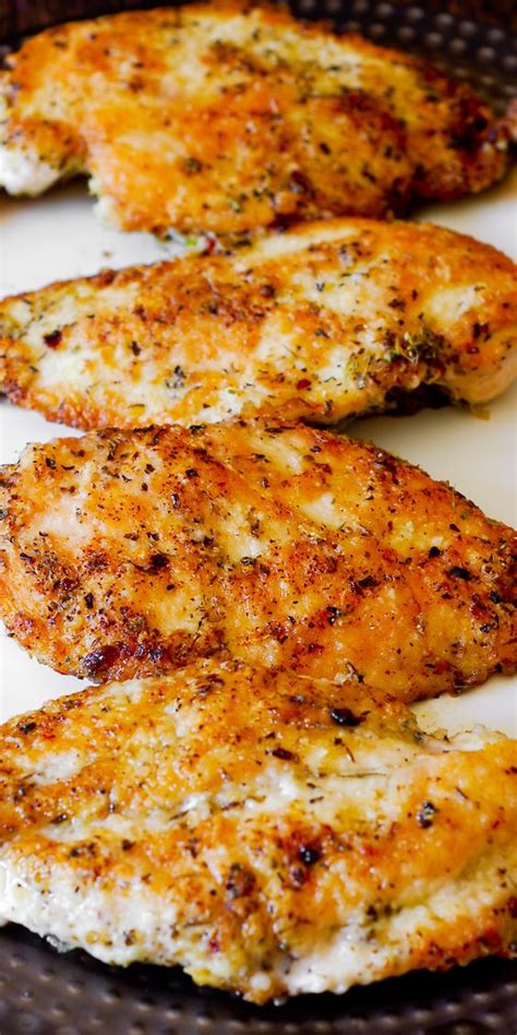 Easy Pan Seared Chicken Breasts Food Yummy Recipe