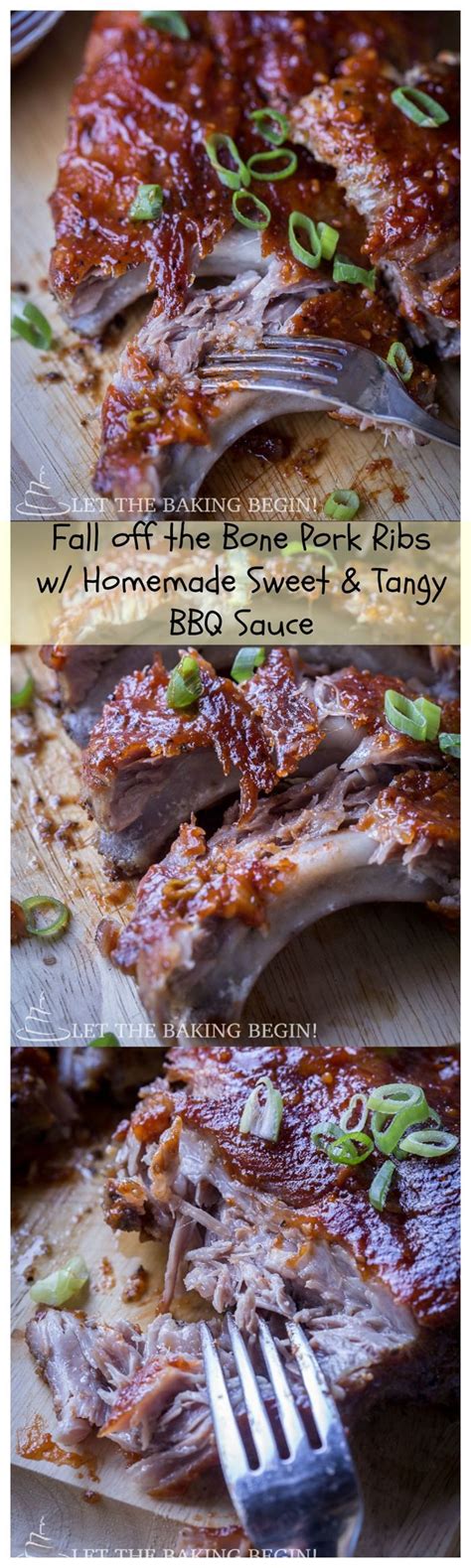 Technically, you could use every part of the. Fall Off the Bone Pork Ribs w/ Homemade Sweet and Tangy ...