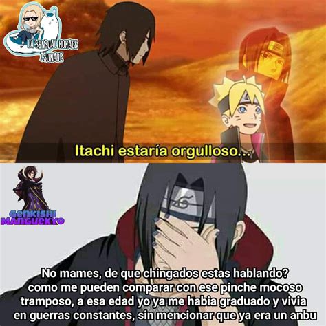Itachi ️ Memes Divertidos De Naruto Naruto Anime Frases De Naruto