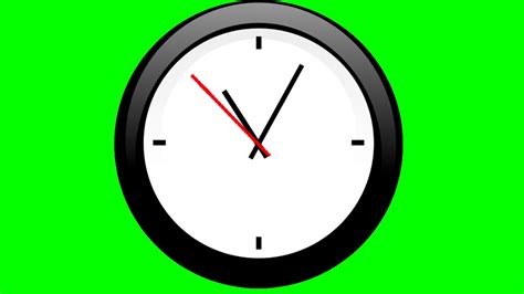 Greenscreen, transition, papier, actualités, papier, animation, papier, déchirure, transitions. Cartoon clock ticking - green screen - YouTube