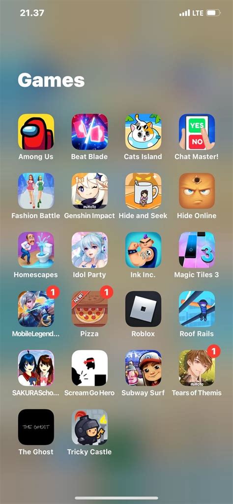 An Iphone Screen With Many Different App Icons On The Bottom Left Corner And Top Right Corner