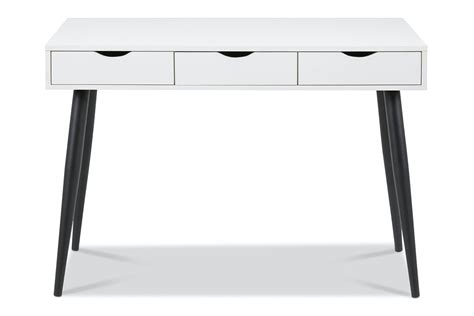 Bea Desk White Black Legs Ireland