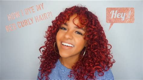 Ways To Wear Red Hair Color On Natural Curly Hair