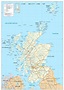 Grande detallado mapa político de Escocia | Escocia | Reino Unido ...